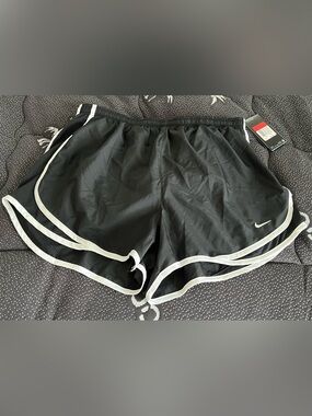 Nike Black Shorts with White Accent